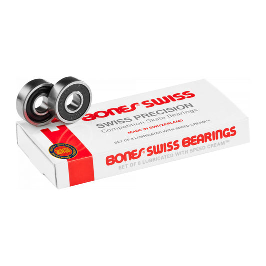 Bones® Swiss Skate Bearings (8 Pack)