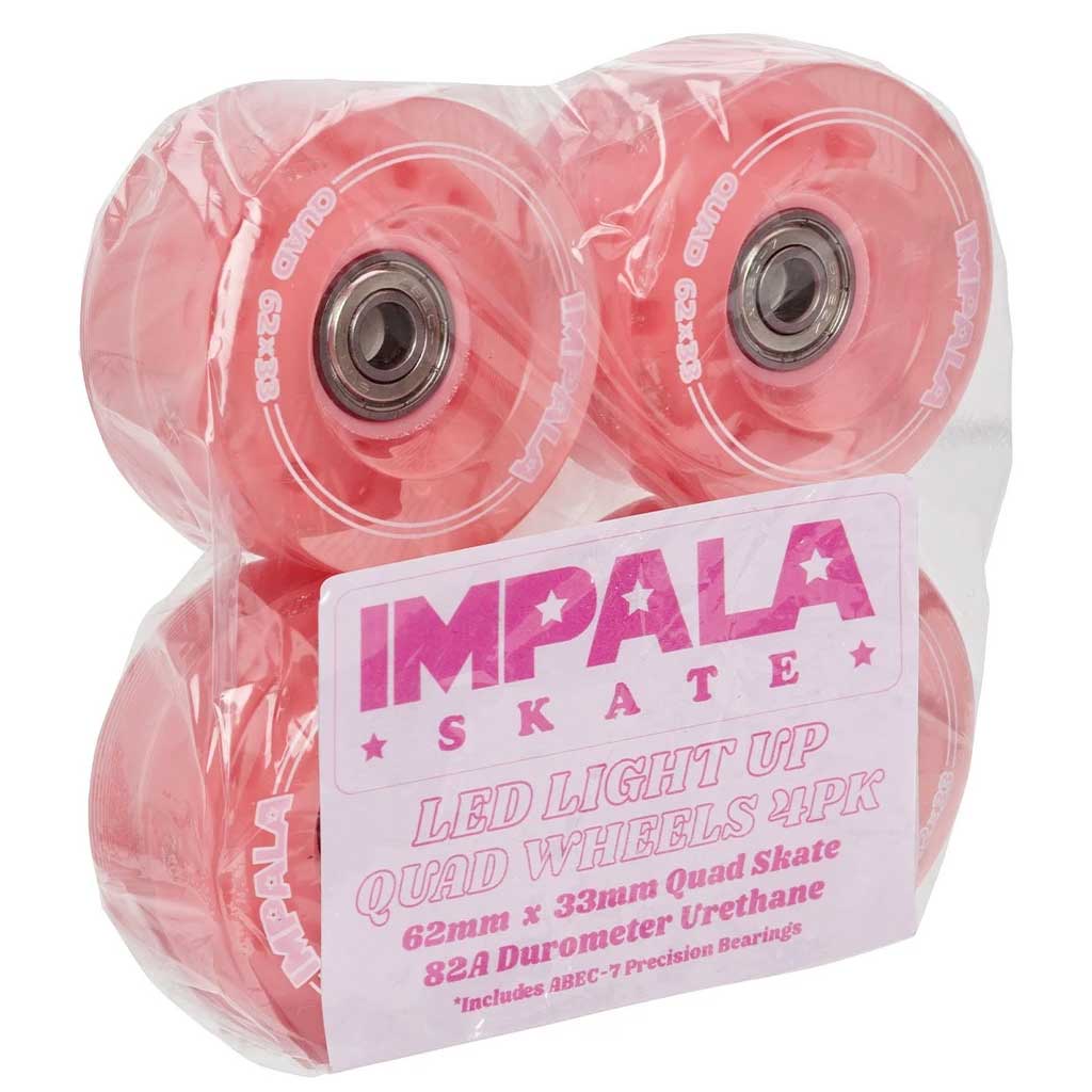 Impala Light Up Wheels - Pink (4 Pack)