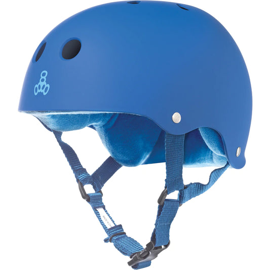 Triple 8 Sweatsaver Helmet - Royal Blue Rubber